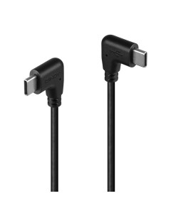 Lindy 32009 Cavo USB 2.0 tipo C a C, doppio angolo a 90°, PD 60W, 1m