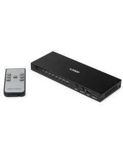 Lindy 38386 Switch HDMI 18G con eARC, 4 Porte