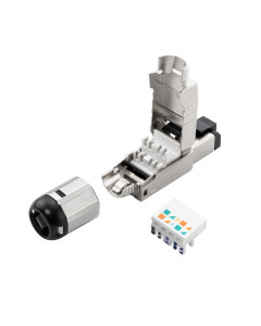 Lindy 62411 Spina di terminazione di campo senza utensili RJ-45 Cat.6/6A