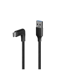 Lindy 32013 Cavo USB 3.2 tipo A a tipo C ad angolo di 90°, 10Gbps, 1m