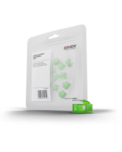 Lindy 40473 Chiave per Port Blocker RJ-45, Verde
