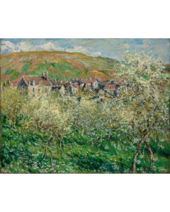 Niik quadro la fioritura dei pioppi di claude monet