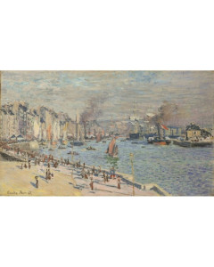 Niik quadro porto di le havre di claude monet