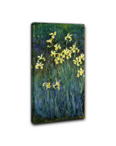 Niik quadro iris gialli di claude monet