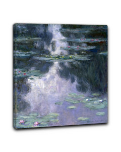 Niik quadro ninfee al mattino di claude monet