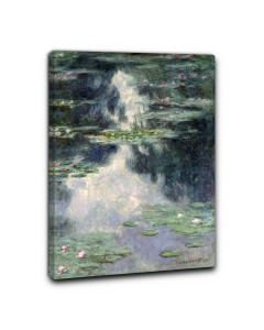 Niik quadro stagno con ninfee di claude monet