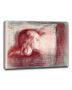 Niik quadro il bambino malato di edvard munch