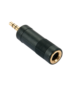 Lindy 35621 Adattatore Audio 3.5mm Maschio a 6.3mm Femmina