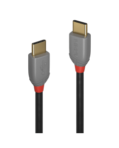Lindy 36872 Cavo USB 2.0 Tipo C 3A Anthra Line, 2m