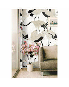 W4B Carta Da Parati Airone Bianco