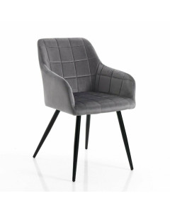 Tomasucci sedia denver grey set da 2