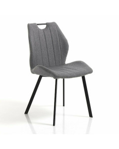 Tomasucci sedia monia dark grey set da 4