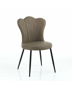 Tomasucci sedia charlotte old sand set da 4