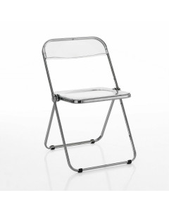 Tomasucci sedia pieghevole sekka transparent set da 4
