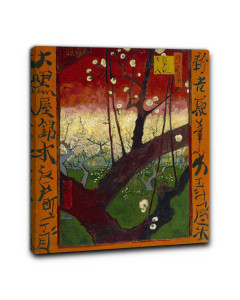 Niik quadro prugno in fiore hiroshige di vincent van gogh