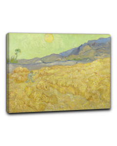 Niik quadro campo di grano con mietitore di vincent van gogh