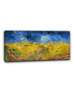 Niik quadro campo di grano con volo di corvi di vincent van gogh