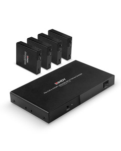 Lindy 38262 Extender Cat.6 Splitter HDMI 4K60 4 Porte, 70m
