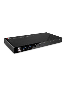 Lindy 39313 Switch KVM HDMI 4K60, USB 3.0 & Audio, 4 Porte