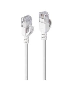 Lindy 47580 Cavo di rete Cat.6A U/UTP Ultra Slim, Grigio, 0.3 m