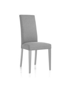 Tomasucci sedia lella tessuto grigio set da 2