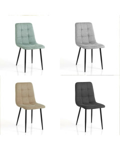 Tomasucci sedia faffy evo colors set da 4