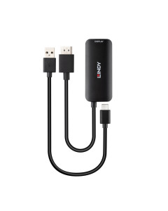 Lindy 43423 Convertitore da HDMI a USB Tipo C con alimentazione USB