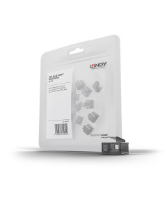 Lindy 40471 Blocca Porte RJ45, 20 Pezzi neri