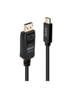 Lindy 43500 Cavo Adattatore USB Tipo C a DisplayPort 4K60 con HDR, 1m