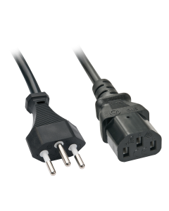 Lindy 30418 Cavo alimentazione IEC-C13 CH 3m