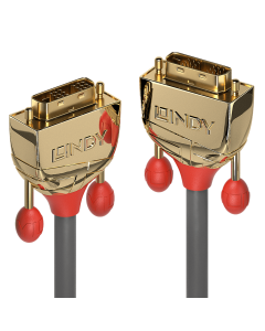 Lindy 36215 Cavo DVI-D SLD Single Link Gold Line, 10m