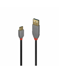 Lindy 36888 Cavo USB 2.0 Tipo C a A Anthra Line, 3m