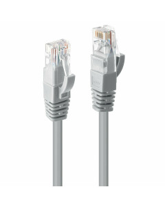 Lindy 48004 Cavo di Rete Cat.6 U/UTP Grigio, 3m