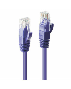 Lindy 48121 Cavo di Rete Cat.6 U/UTP Viola, 0.5m