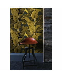 W4B Carta Da Parati Foglie Di Banano Dorate