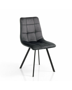 Tomasucci sedia toffee black set da 4