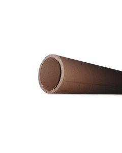 Niik Tubo di cartone resistente pesante 75/77 x 8,5 cm avana